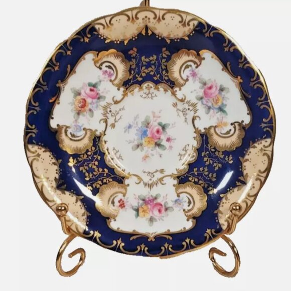 Rare Minton for Birks Bone China Tea Cup & Saucer - Picture 6 of 9